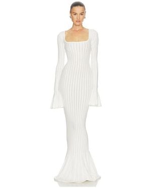 Helsa Maddison Maxi Knit Dress in Natural | Lyst