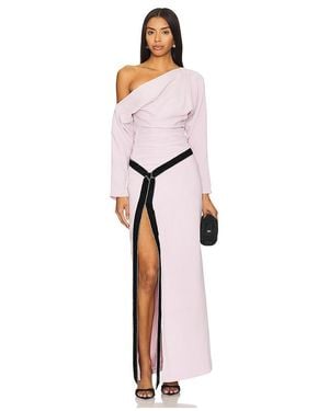 Nafsika Skourti Aya Slit Dress - Purple