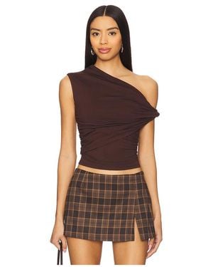 superdown Alessia Top - Brown