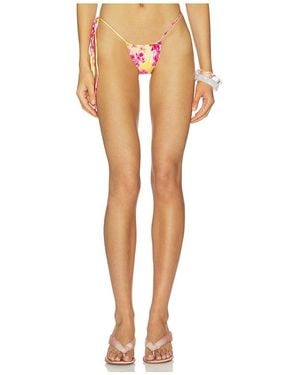 Indah Jaya Side Tie Bikini Bottom - White