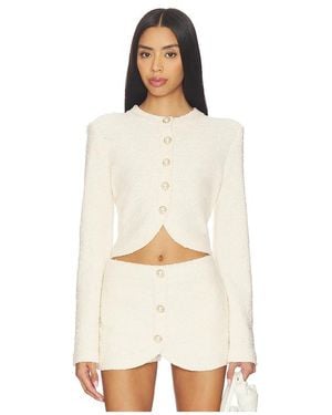 Lovers + Friends Cárdigan Amelia En Color Ivory Talla (También En Xs, S, M, Xl) - Blanco