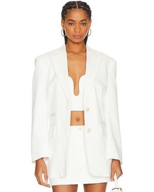 Shona Joy Sara Oversized Blazer - White