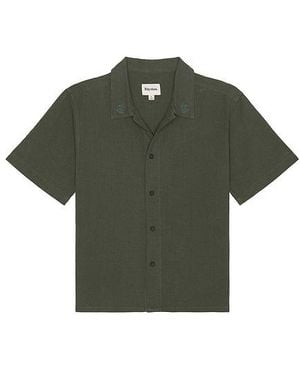 Rhythm Grange Crop Shirt - Green