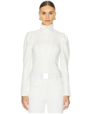 Goldbergh Louise Puffy Sleeve Ski Pully - White