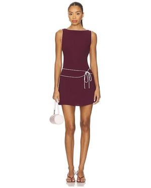 Amanda Uprichard X Revolve Scotlyn Dress - Red