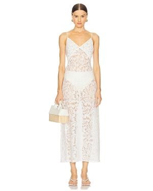 Onia Burnout Slip Dress - White