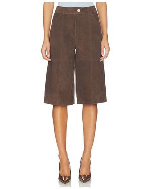ALIGNE Arden Suede Culotte - Brown