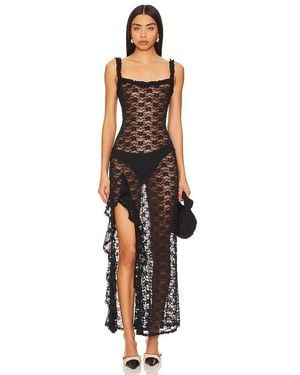 Lovers + Friends Drew Sheer Maxi Dress - Black