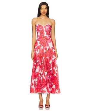 Charo Ruiz Ambar Long Dress - Red