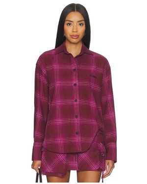 The Attico Check Shirt - Red