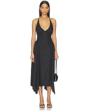 ALL THE WAYS Laren Midi Dress - Black