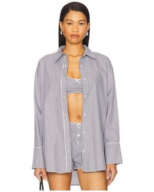 Nia Camisa Bea En Color Negro Talla (También En M, S, Xl, Xs) - Blanco