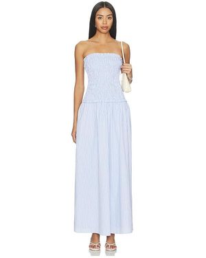 MORE TO COME Izabella Strapless Maxi Dress - White