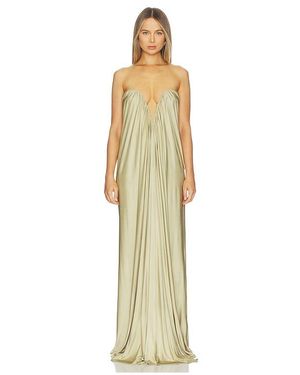 Ilkyaz Ozel Olivienne Dress - Metallic