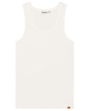Rhythm Everyday Singlet Tank - White