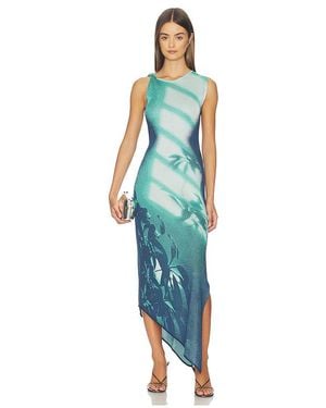 Ph5 Kleid Cedar Window Print Tank - Blau