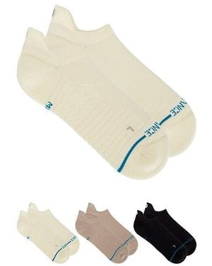 Stance Back To The Mid Tab 3 Pack Socks - White