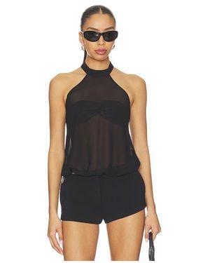 Nii HAI Oberteil Bandeau & Sheer - Blau