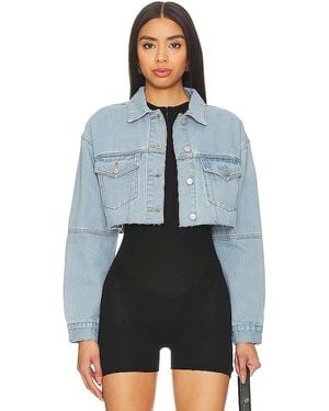 superdown Kathy Cut Off Jacket - Blue