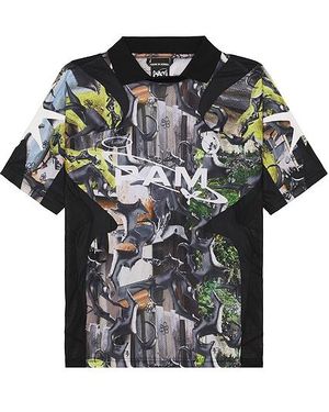 P.a.m. Perks And Mini Jersey Shirt Real Tree - Schwarz