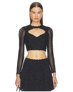 Charo Ruiz Beatrice Top En Color Negro Talla (También En M, S, Xl, Xs)