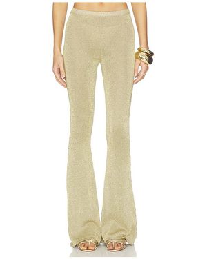 Leslie Amon Pantalón Dore En Color Oro Metálico Talla (También En S, Xs, Xl) - Neutro