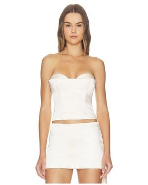 HAELO Layered Cup Corset - White