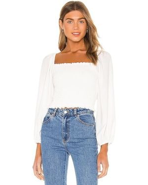 Show Me Your Mumu Mindy Top - White