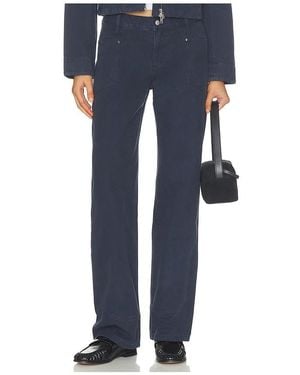 Still Here Supply Straight Leg Pant - Blue