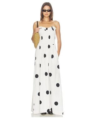 SWF Ruffled Bodice Maxi Dress - White