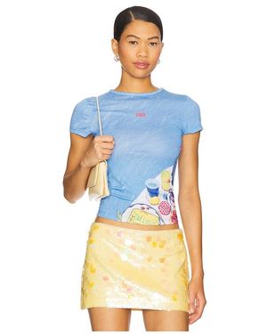 Mirae Top Manga Corta Alex En Color Azul Talla (También En S)