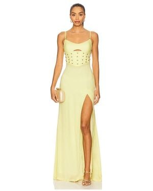 Papa Don't Preach X Revolve Now I'M Your Daisy Gown - Metallic
