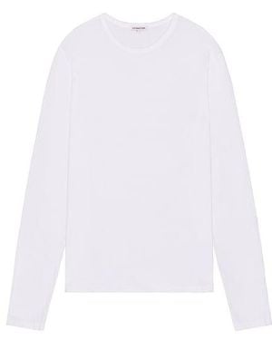 Cotton Citizen The Classic Crew Long Sleeve Tee - White