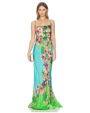 Saloni Kleid Renee - Grün