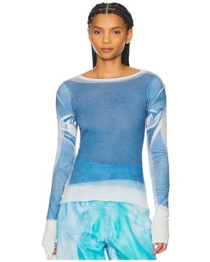 Khrisjoy Langarmshirt Shade - Blau