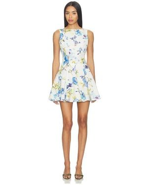 Hemant & Nandita Skater Short Dress - White