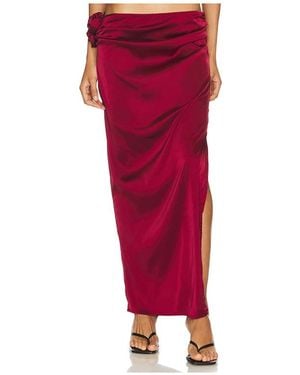 Lioness Soulmate Maxi Skirt - Red