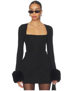 MAJORELLE Daphine Top - Black