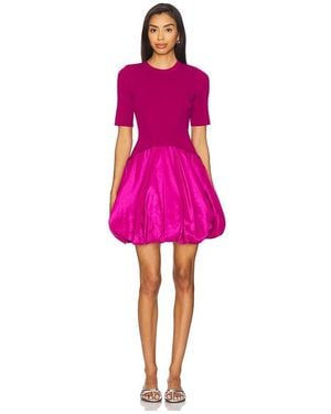Jonathan Simkhai Kenny Bubble Mini Dress - Pink