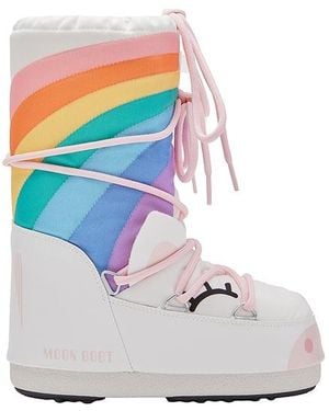Moon Boot Kids Icon Unicorn Boot - White