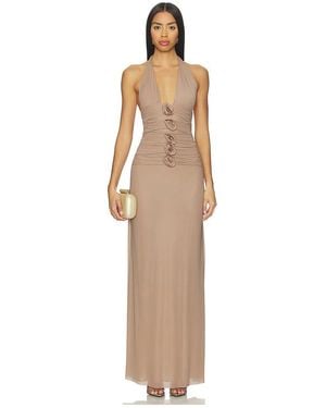 Maygel Coronel Kleid Villadiego - Weiß