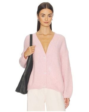 American Vintage V Cardigan - Pink