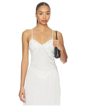 Frankie's Bikinis Laura Silk Blouse - White
