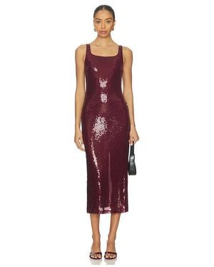 Elodie the Label Pailletten-Kleid Sandra - Rot