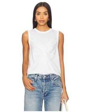 Nation Los Angeles Top Sin Mangas Neve En Color Blanco Talla (También En M, S, Xl/1X, Xs) - Azul