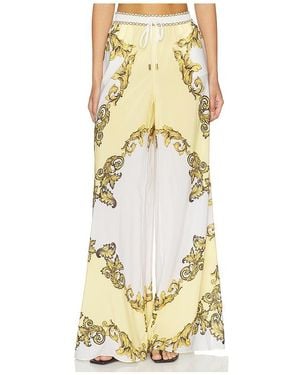 Alice + Olivia Qjai Wide Leg Trousers - Natural