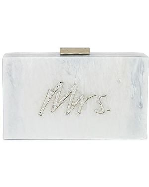 OLGA BERG Mrs. Glitter Acrylic Pod - White