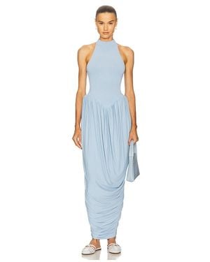 Helsa The Duchess Jersey Dress - Blue