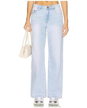 One Teaspoon Jackson Mid Waist Wide Leg - Blue