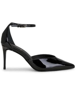 Black Suede Studio Pumps Darcie 80 - Schwarz